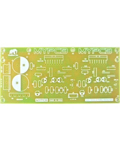 TDA7294 100 +100 Watt Stereo Amplifier Board - High Power in Compact Size - PCB only-TUSKER_X2_PCB