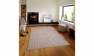 Greek Symmetric key Anti-Slip Carpet Rug (100x150cm)