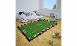 Kids Football field Anti-Slip Carpet Rug (100x150cm)