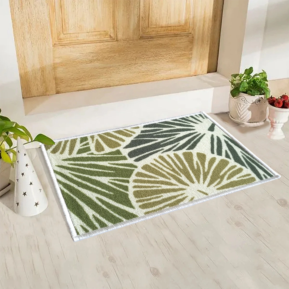 Floral Lotus Leaf Anti-Slip Floor Mat (40x60cm)-F-FLO-LOT-6-D1