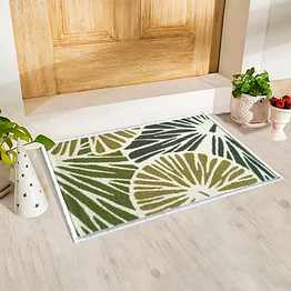 floral lotus leaf anti-slip floor mat (40x60cm)
