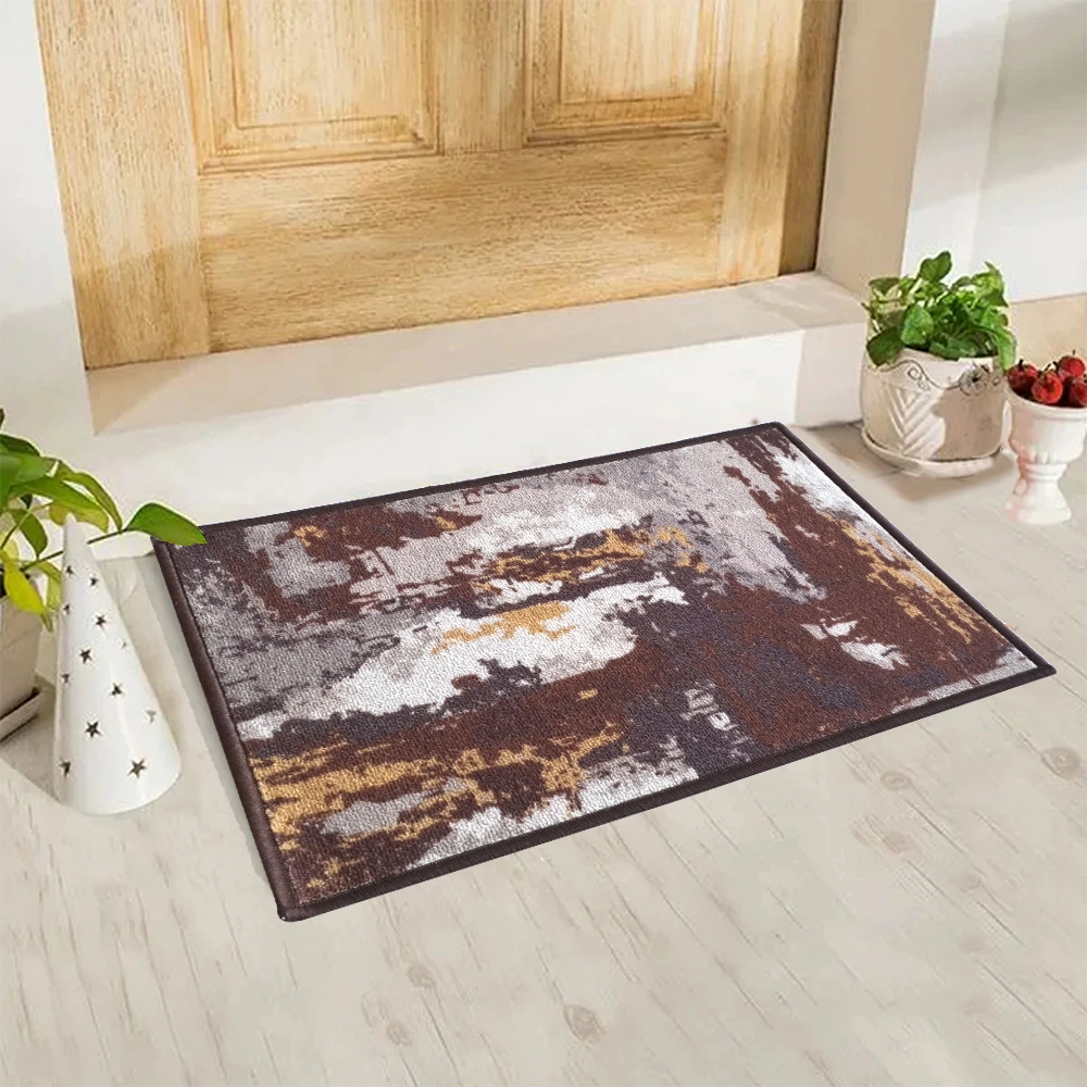 Abstract Utopica  Anti-Slip Floor Mat, Brown (40x60cm)-F-ABS-UT-30-D1