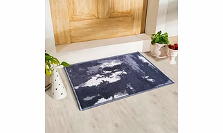 Abstract Utopica Anti-Slip Floor Mat, Blue (40x60cm)