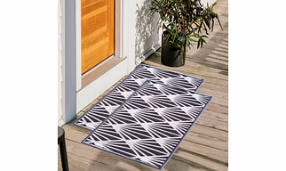 Pattern Anti-Slip Multipurpose Floor Mat Set 40x60CM, Grey Mohawk