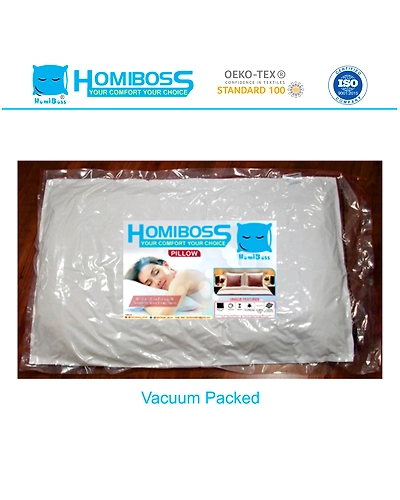Premium Pillow set , Size: 17 x 27 inches (White ) Pack of 2 Pieces-5