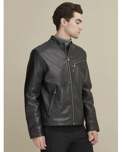 Reefer Genuine Leather Jacket-M-1