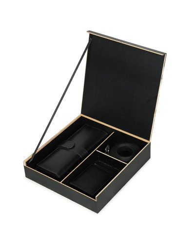 CHARMSHILP - Genuine Leather Gift Hamper for Women And Girls | Black Clutch and Black Belt Women's Combo Gift Set (ULG3COM01)-ULG3COM0132