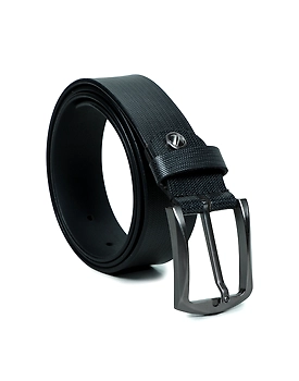CHARMSHILP Formal/Casual Brown Genuine Leather Belts For Men (Black)