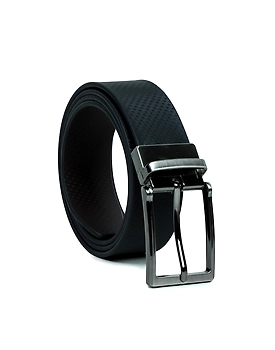 CHARMSHILP Formal/Casual Brown Genuine Leather Belts For Men (Black)
