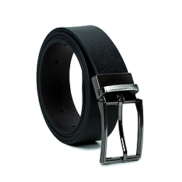 CHARMSHILP Formal/Casual Brown Genuine Leather Belts For Men (Black)
