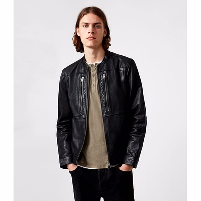 double zip bomber jacket