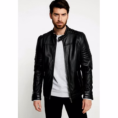 davis elbow padded jacket