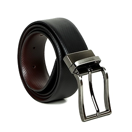 Men Formal Black, Brown Genuine Leather Reversible Belt| ULG1BLT13MRV