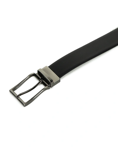 Men Formal Black, Brown Genuine Leather Reversible Belt| ULG1BLT13MRV-34-3