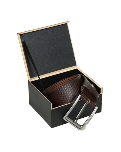 Men Casual, Formal Brown Genuine Leather Belt|ULG1BLT15MBR-34-1