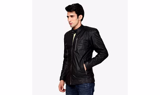 Winter Breaker Standing Chain Jacket Black