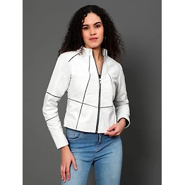 White Strip lining Jacket