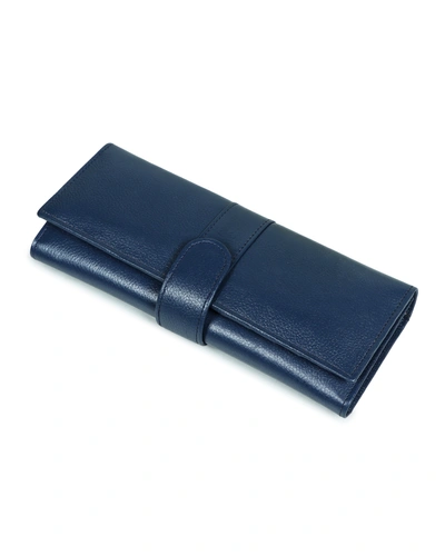 Viscose Magnetic Blue Ladies Clutch by Charmshilp-7