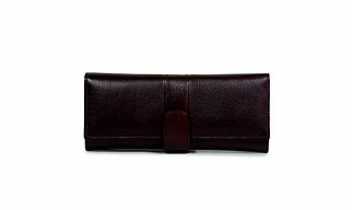 Viscose Brown Magnetic Ladies Clutch By Charmshilp