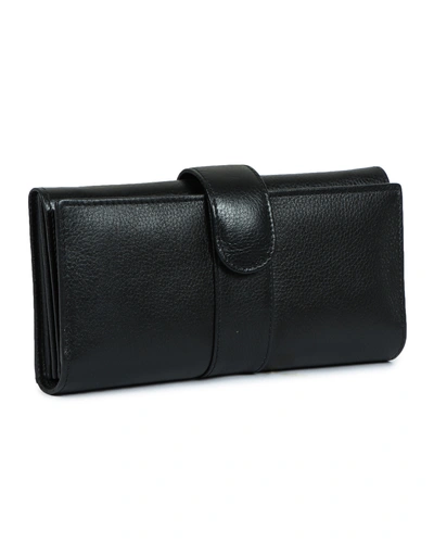 Viscose Black Small Magnetic Ladies Clutch By Charmshilp-1