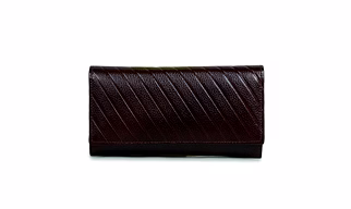 Lassa Hand Crafted Small brown Clutch