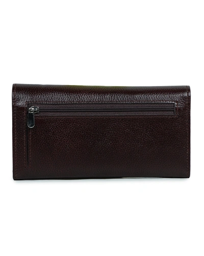 Lassa Hand Crafted Small brown Clutch-2