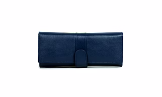 Viscose Magnetic Blue Ladies Clutch by Charmshilp