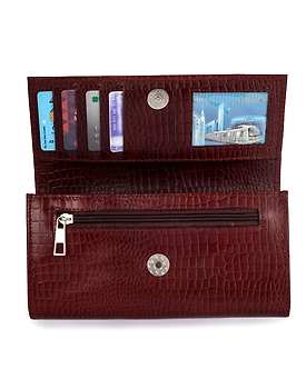Women's Crafted Snake Clutch "Brown"|| Charmshilp..