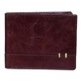 Charmshilp || Leather men's wallet "Dark brown"..