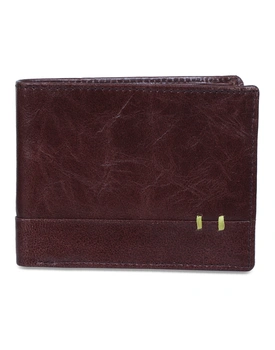 Charmshilp || Leather men's wallet "Dark brown"..
