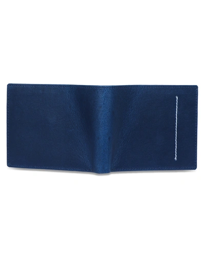 Charmshilp || Genuine Leather Men's Personalized Wallet &quot;Blue&quot;-2