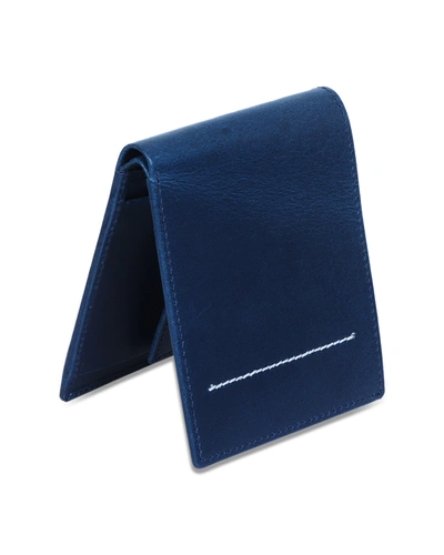 Charmshilp || Genuine Leather Men's Personalized Wallet &quot;Blue&quot;-9