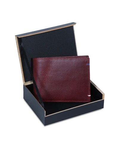 Charmshilp|| Leather shinning Wallet &quot;Red wine&quot;..-4