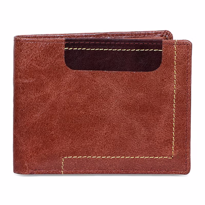 charmshilp\\ cride brown men's leather wallet...