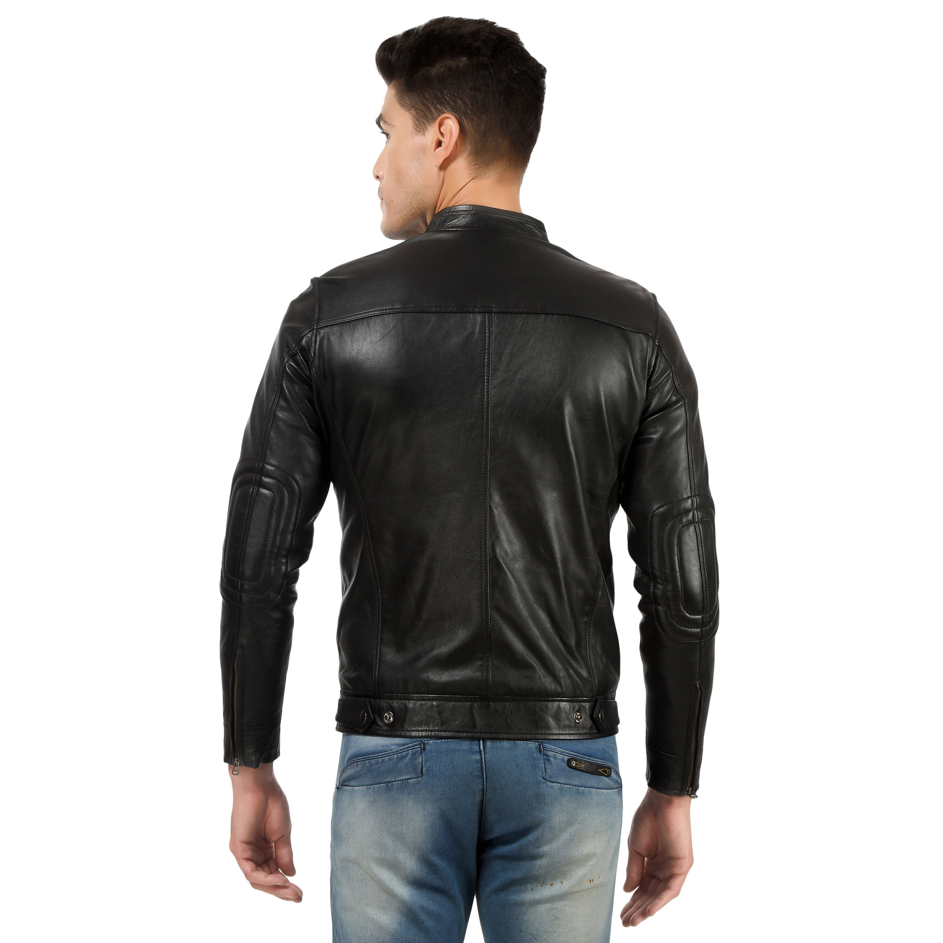 CHARMSHILP - Men's Genuine Premium Leather Jacket for Men And Boys..-M-3