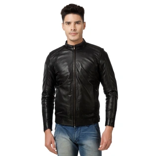 CHARMSHILP - Men's Genuine Premium Leather Jacket for Men And Boys..