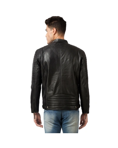 CHARMSHILP🏇🏇 - | Men's Shoulder padded Leather Jacket-M-2