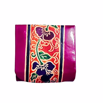 pure leather lipstick case box holder with mirror for 3 lipsticks code 1159