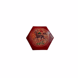 pure leather handcrafted handmade jewelry box code 1087