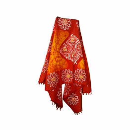 hand batik dupatta shawl pure cotton code 1052