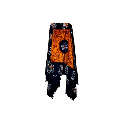 hand batik dupatta shawl pure cotton code 1038