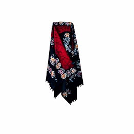 hand batik dupatta shawl pure cotton code 1037