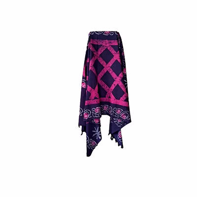 hand batik dupatta shawl pure cotton code 1036