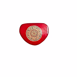 pure leather handcrafted handmade heart shaped shantiniketan jewelry box code 1161