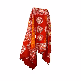hand batik dupatta shawl pure cotton code 1018