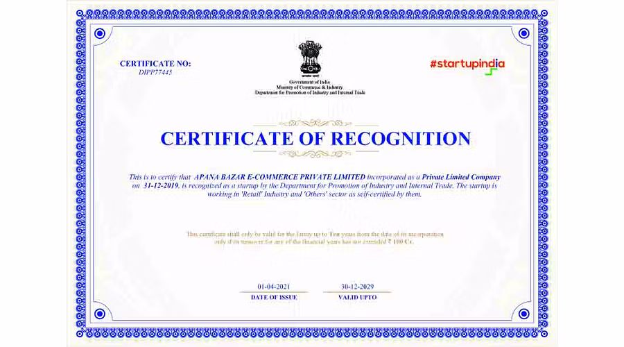 Start up Recognition