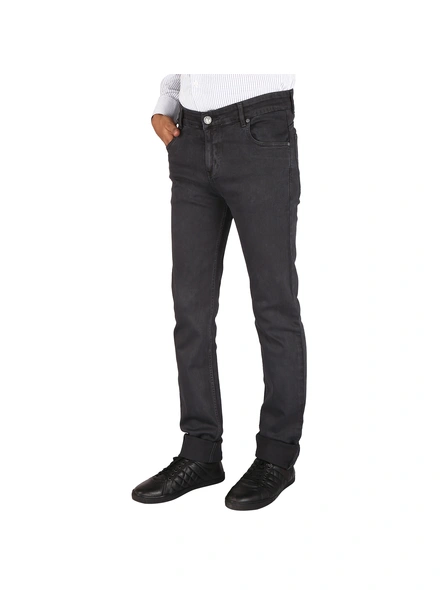 FLAGS Men's Slim Fit Jeans (BasicSTR)-30-Dark Grey-2