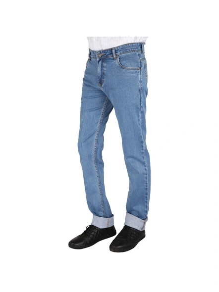 FLAGS Men's Slim Fit Jeans (BasicSTR)-30-Light Blue-2
