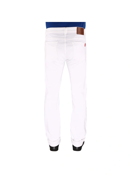 FLAGS Men's Slim Fit Jeans (BasicSTR)-40-White-1