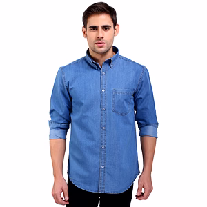 FLAGS Men's Casual Denim Shirt (DnmShrt)
